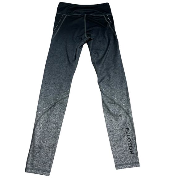 Peloton Size Small Athletic Legging Gray Heathered Ombre Spandex Stretch Reflect - Picture 5 of 8